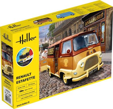 Heller 1:24 56743 Starter KIT Renault Estafette