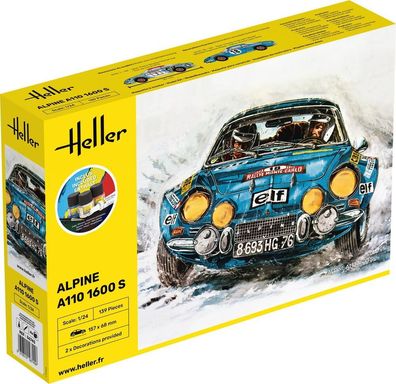 Heller 1:24 56745 Starter KIT Alpine A110 (1600)