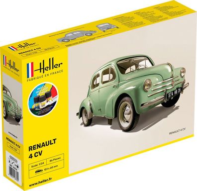 Heller 1:24 56762 Starter KIT Renault 4 CV