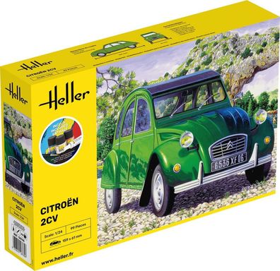 Heller 1:24 56765 Starter KIT Citroen 2 CV