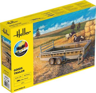 Heller 1:24 56778 Starter KIT Goods Trailer