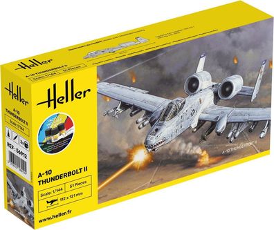 Heller 1:144 56912 Starter KIT A-10 Thunderbolt II