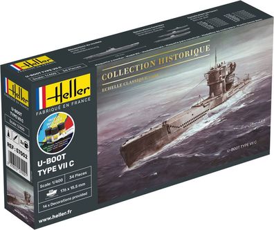 Heller 1:400 57002 Starter KIT U-Boot Type VII C