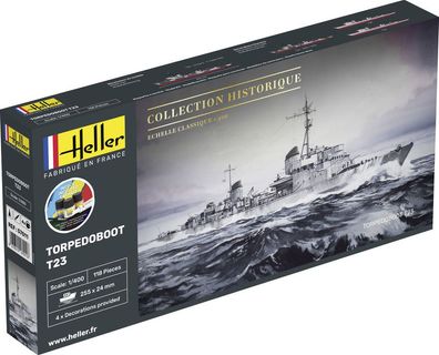 Heller 1:400 57011 Starter KIT Torpedoboot T23