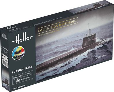 Heller 1:400 57075 Starter KIT U-Boot S/M Redoutable