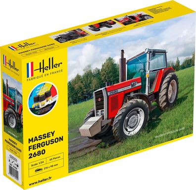 Heller 1:24 57402 Starter KIT Massey Ferguson 2680
