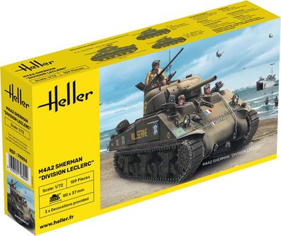 Heller 1:72 79894 M4A2 Sherman Division Leclerc