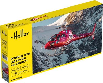 Heller 1:48 80490 Ecureuil H125 (AS 350 B3) Air Zermatt