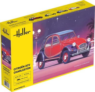 Heller 1:24 80766 Citroen 2CV Charleston