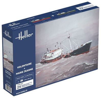 Heller 1:200 85604 Twin Set Volontaire + Marie Jeanne