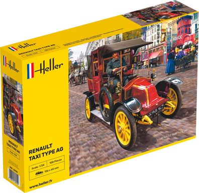 Heller 1:24 30705 Renault Taxi Type AG