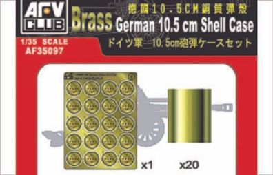 AFV-Club 1:35 AF35097 GERMAN 10,5 cm SHELL CASE