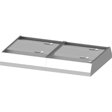 Stalgast Deckenhaube Basic Line, Trapezform 3000 mm x 2200 mm mit Flammschutzfilte