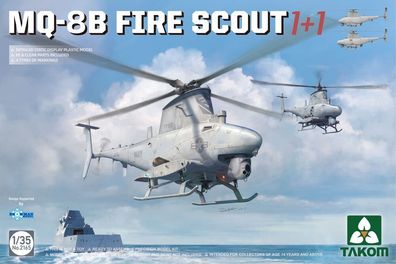Takom 1:35 TAK2165 MQ-8B FIRE SCOUT 1 + 1