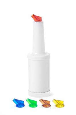 Dosier- und Aufbewahrungsflasche, BarUp, 0,8L, Weiß, âŒ€90x(H)300mm