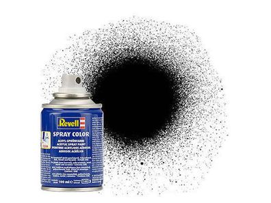 Revell 34302 Spray schwarz, seidenmatt