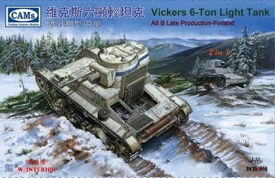 Riich Models 1:35 CV35A009 Finnish Vickers 6-Ton light tank Alt B Late Production (wi