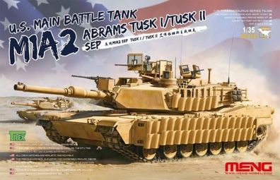 MENG-Model 1:35 TS-026 U.S. Main Battle Tank M1A2 SEP AbramsTUSK TUSK I/TUSK II