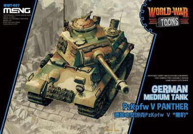 MENG-Model WWT-007 German Medium Tank PzKpfw V Panther (Cartoon Model)