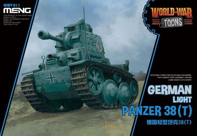 MENG-Model WWT-011 German Light Panzer 38(T) (CartoonModel)