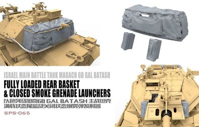 MENG-Model 1:35 SPS-065 Israel Main Battle Tank Magach 6B GAL BATASH Fully Loaded Rea