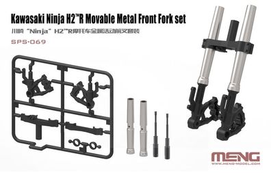 MENG-Model 1:9 SPS-069 Kawasaki Ninja H2(TM)R Movable Metal Front Fork Set - NEU