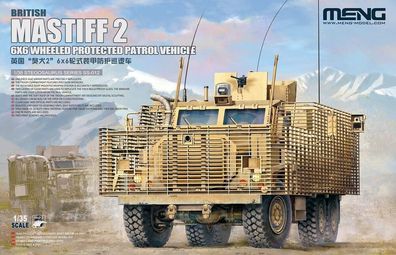 MENG-Model 1:35 SS-012 British Mastiff 2 6X6 Wheeled Protected Patrol Vehicle