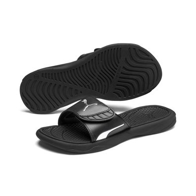 PUMA Damen Slides Badeschuhe Badesandale Royalcat Comfort WNS 372025 Schwarz