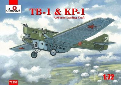Amodel 1:72 AMO72351 TB-1 & KP-1 Airborne landing craft