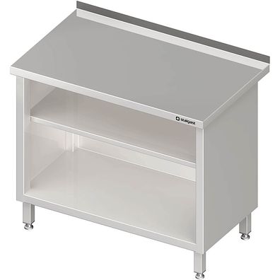Stalgast Arbeitsschrank offen, mit Grund- und Zwischenboden, 1400x600x850 mm, mit