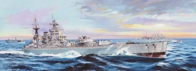 Trumpeter 1:200 3708 HMS Nelson 1944