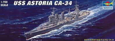 Trumpeter 1:700 5743 USS Astoria CA-34 1942