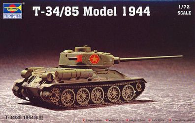 Trumpeter 1:72 7207 Soviet T-34/85 Model 1944
