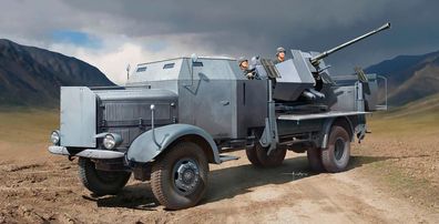 Trumpeter 1:35 9593 L4500A mit 3.7cm Flak 37