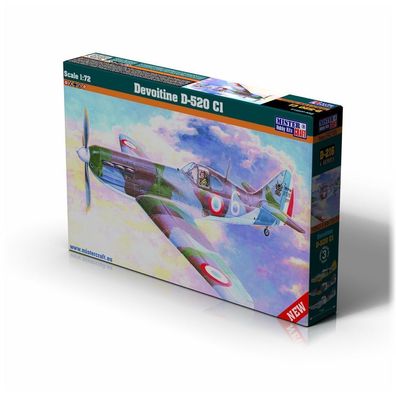Mistercraft 1:72 D-216 Devoitine D-520 Cl - NEU