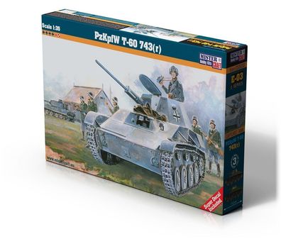 Mistercraft 1:35 E-03 PzKpfW t-60 743(r)
