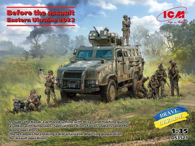 ICM 1:35 DS3521 Before the assault. Eastern Ukraine 2022 - NEU