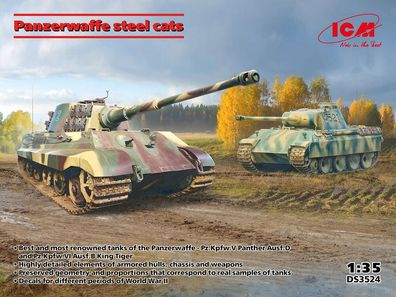 ICM 1:35 DS3524 Panzerwaffe steel cats - NEU