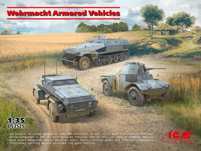 ICM 1:35 DS3525 Wehrmacht Armored Vehicles