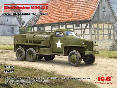 ICM 1:35 35492 Studebaker US6-U5, WWII US Gasoline Tank Truck - NEU