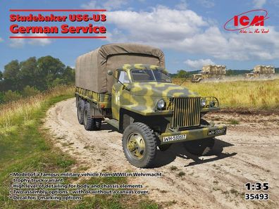 ICM 1:35 35493 Studebaker US6-U3 in German Service - NEU