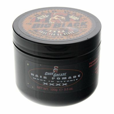 Cock Grease Ultra Hard The Big Black Haar Pomade 100 g