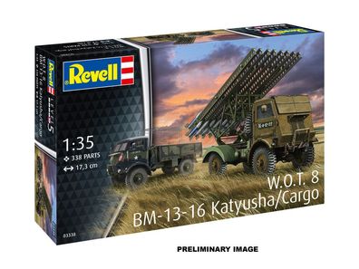 Revell 1:35 63338 Model Set W.O.T. 8 BM-13-16 Katyusha/Cargo