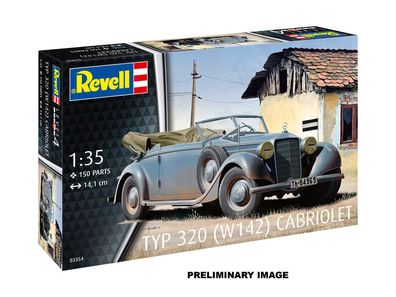 Revell 1:35 63354 Model Set Typ 320 (W142) Cabriolet