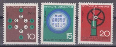 BRD 1964 postfrisch MiNr. 440-442 Fortschritt in Technik und Wissenschaf