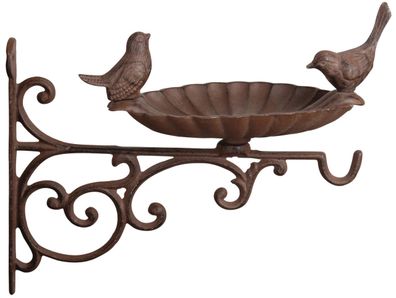 Esschert Design Wandfutterschale Gusseisen