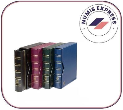 Leuchtturm 318816 Ringbinder OPTIMA Classic-Design inkl. Schutzkassette, rot