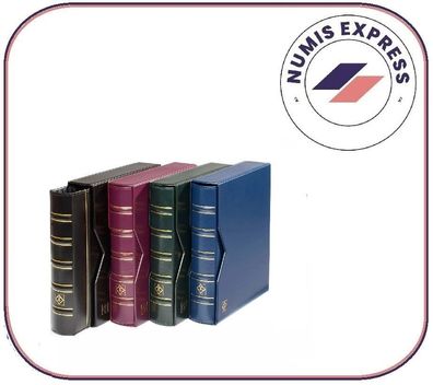 Leuchtturm 330141 Ringbinder OPTIMA, Classic-Design, inkl. Schutzkassette, grün