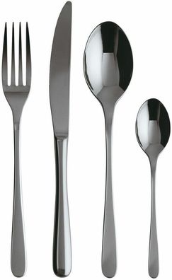 Flatware Set Sambonet Taste Vintage 24pcs PVD Black