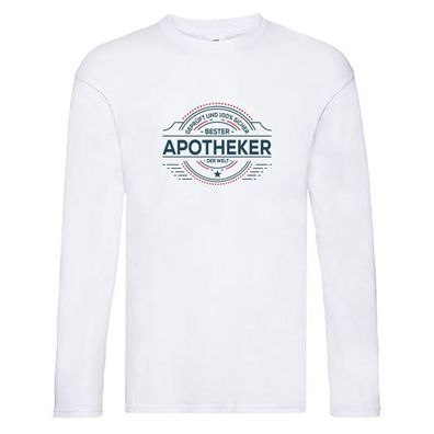 Geprüft und sicher: Apotheker | Apotheke | Pharmazie Long Sleeve Weiß